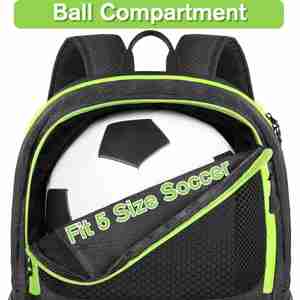 40L Sports Backpack with Ball Compartment <b>Shoe</b> Compartment and Breathable Design for Sports - Product Image 3