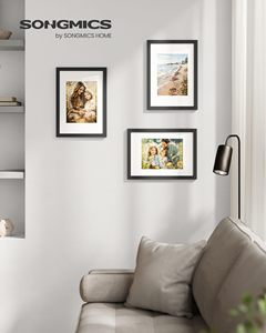 A3 A4 8x10 11x14 12x16 Marco DE FOTOS negro Tamaño personalizado Mdf Marco de fotos de madera Montaje en pared Marcos de póster de imagen de madera de pared - Product Image 3