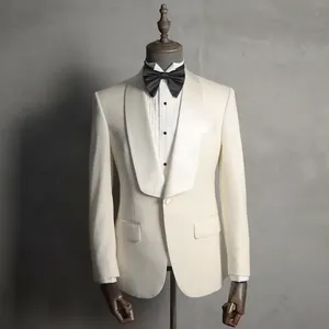 MTM – costume de smoking classique pour hommes, costume de marié personnalisé en laine 2 pièces