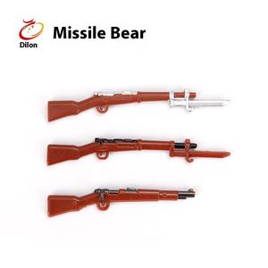 WW2 Mauser Rifle Accessory Set Third-Party 8X Scope Bayonet Building Block DIY Toy ABS Plastic Material - Product Image 6