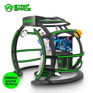 เครื่อง VR Star <span class=keywords><strong>Space</strong></span> VR 9D 2ผู้เล่นเครื่องจำลองเกมยิงความเป็นจริงเสมือนจริง - Product Image 4