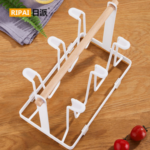 ชั้นวางแก้วริปายสีขาวแบบตั้งโต๊ะทรงสี่เหลี่ยม แห้งเร็ว สำหรับใช้ในครัวเรือน - Product Image 1