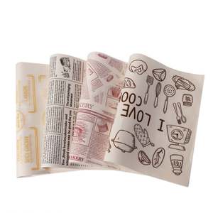 Papel de Envolver Alimentos Personalizado, Ecológico, Biodegradable, Resistente a la Grasa, con Recubrimiento de PE de Grado Alimenticio para Hamburguesas y Sándwiches - Product Image 5