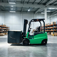 Chariot élévateur à fourche WGZN de 2,5 tonnes de capacité, alimenté par batterie 60V 140Ah, avec double vérin hydraulique et hauteur de levage de 3 mètres