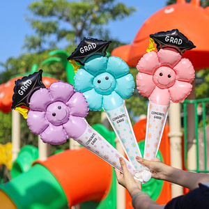 หมวกจบการศึกษาแบบกลุ่มโรงเรียนดอกทานตะวันอุปกรณ์ประกอบฉากงานปาร์ตี้บอลลูน - Product Image 2