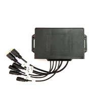 Détecteur de zone aveugle à ultrasons avec écran LED CCD, alarme à quatre segments, intégration émetteur-récepteur, 4 sondes, étanche IP67