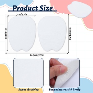 Large White Felt Tongue Pads <strong>Cushion</strong> for Shoes Soft Self-Adhesive Non Slip <strong>Cushion</strong> Inserts Shoe Tongue Pads for Men and Women - Product Image 2