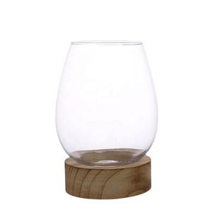 Innen klar glas anlage terrarium mit holz basis für ökosystem micro landschaft wohnkultur - Product Image 1