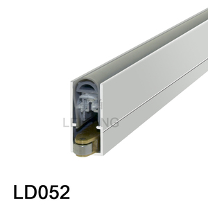 Sellos Inferiores para Puertas Pivotantes <span class=keywords><strong>de</strong></span> <span class=keywords><strong>Aluminio</strong></span> con Rodillo, Burletes Acústicos Automáticos Desplegables HL052 14*30MM - Product Image 2