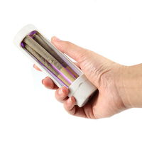 UKETA Conteneur de rangement portable de haute qualité pour cigarettes, format king size, avec lumière LED