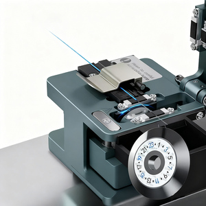 High Precision <b>Tungsten</b> Steel Blade Fiber Cleaver Automatic Return for FTTH/FTTx 125m Cladding Diameter Cold Splicing Hot - Product Image 1