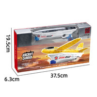 EPT Jouets de plein air pour enfants Planeur en mousse Catapulte Lanceur d'avion Jouets avec 2 modes de vol Catapulte Avion Shooter Jouet pour garçons