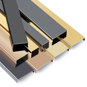 Profilés en L en céramique colorée effet doré pour carrelage intérieur, usage hôtelier, 6 mm, garniture métallique de haute qualité pour carrelage - Product Image 5