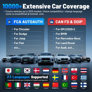 Escáner de Diagnóstico Automotriz Multimarca XTOOL D8S OBD2, Tableta de 8 Pulgadas, Programación de Llaves, Herramientas de Cerrajería, Inmovilizador de Llaves, 2 Años, 12V - Product Image 6