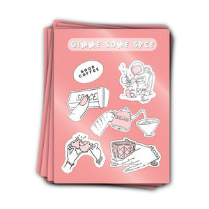 Odm vinilo personalizado acabado mate hoja de pegatinas Kiss Cut Pvc impermeable autoadhesivo etiqueta adhesiva - Product Image 2