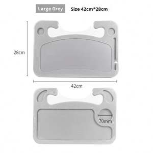 Accessoires de voiture Table de volant de voiture Plateau de repas et porte-gobelet Bureau d'écriture multifonctionnel Matériel plastique Voiture - Product Image 6