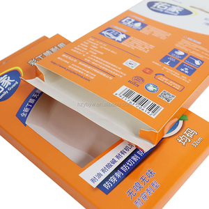 Custom Window Paper Box Packaging With Print Custom Logo Printing Paper Box Packaging With Clear Pvc Window