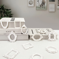 Cadre photo en résine de style européen pour coque de téléphone DIY, boîte de présentation à clipser, accessoires de modèle miniature pour maison de poupée