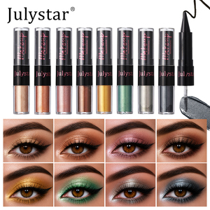 บิวตี้ เมคอัพ 2-in-1 อายแชโดว์เนื้อลิควิดแบบหัวคู่ สีชัด ติดทนนาน กันน้ำ 8 สี สำหรับผิวโทนกลาง 3 กรัม+4 มล. อายุการเก็บรักษา 3 ปี - Product Image 4