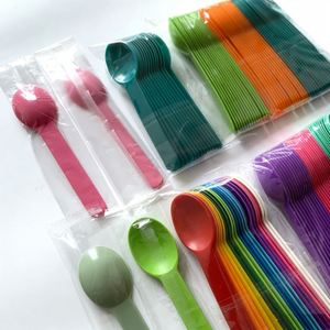 Cucharas de Helado Desechables de Almidón de Maíz al por Mayor, Ecológicas y Sostenibles, Biodegradables, Pedidos al por Mayor Bienvenidos para Fiestas - Product Image 3