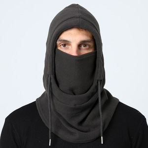 Vente en gros de bonnets d'hiver personnalisés, couvre-têtes pour le cyclisme en plein air, cache-cou, masque de ski, balaclava en polaire pour hommes et femmes - Product Image 3
