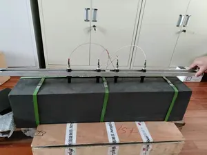 Bar de carbono grafite resistividade medidor com software de armazenamento de dados do condutor
