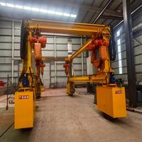 Grue portique électrique sur pneus sans rail de 80 tonnes pour chantier, livraison directe
