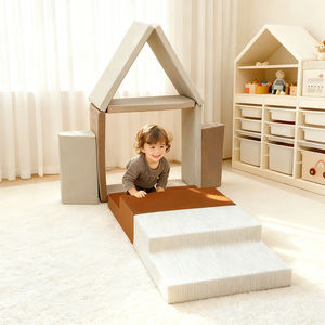 10 Piezas de Sofá Modular de Esponja para Niños, Sofá de Juego de Tela Chenilla Suave, Cama de Juego para Bebés, Sala de Juegos para Niños, Sofá para Bebés - Product Image 4