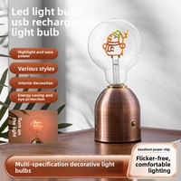 Lampu Dapat Diredupkan dengan Kap Lampu Kaca Transparan Kecerahan Tinggi Tanpa Uap Air dan Debu Dekorasi Rumah Pengelasan Tingkat Smartphone