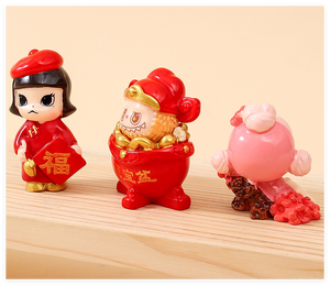 Dễ Thương Phim Hoạt Hình Collectables Kid Đồ Chơi Món Quà Sinh Nhật Nhựa 3D Mini Bức Tượng Trung Quốc Năm Mới Cậu Bé Cô Gái Cho Mù Bất Ngờ Bí Ẩn Túi - Product Image 6