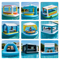 Winsun taille personnalisable étanche Pvc Portable gonflable bar de piscine plate-forme de tente pour événement de fête