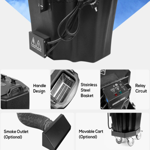 Máquina de humo antiniebla portátil para conciertos de boda romántica, efecto de escenario, Bar, DJ, máquina profesional de hielo seco - Product Image 4