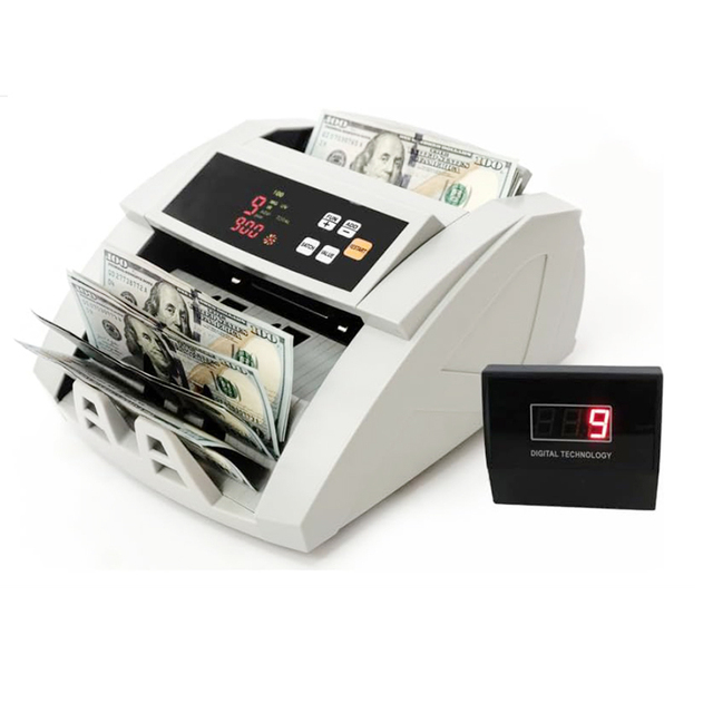 Factory Price A16 Portable Money Counting Machine with UV/MG Fake Money Detection LCD LED Display Business Grade 1 Year Warranty