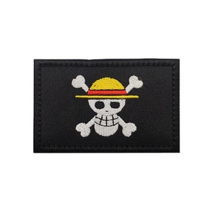 Prêt à expédier : Patch brodé drapeau pirate One Piece, badge moral pour sacs à dos tactiques, chapeaux, gilets tactiques - Product Image 2
