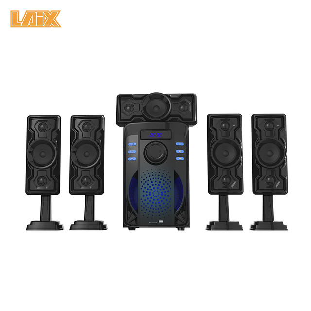 New 5.1 Home Theater System 120W 8-Inch Active Professional Altavoces Bocinas for Bluetooth Wireless for TV Parties Theater