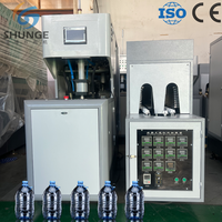 Machine de soufflage de bouteilles PET grande capacité 10 litres à performance stable, souffleuse semi-automatique 1 cavité, garantie 1 an, prix usine