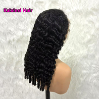Perruques frontales en dentelle HD sans colle en cheveux humains bruts vietnamiens bouclés birmans, vente en gros pour femmes noires