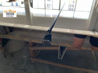 9x8 9x7 16x7 Porte de garage moderne sectionnelle en aluminium trempé à vue complète Porte de garage en plexiglas miroir en verre avec moteur