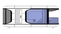 2025 Maison intelligente préfabriquée moderne et élégante Space Capsule Tiny House pour hôtel Villa et appartement Capsule Home