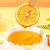Thé aux fruits lyophilisé infusé emballé individuellement Tangcao, saveur citron et sucre brun, enrichi en vitamine C et minéraux, sachet de 160g