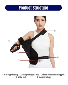 Attelle d'épaule universelle médicale avec coussin d'abduction pour l'immobilisation articulaire - Product Image 3
