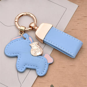 بالجملة عالية الجودة لطيف الحصان كيشاين حقيبة اكسسوارات بيع بالجملة الجلود المفاتيح - Product Image 3