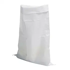 5Kg 10Kg 20Kg 25Kg 50Kg Rubble Sack Bag Packaging White PP Woven Bag