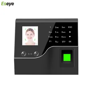 Eseye The Latest 2.8Inch Dual Camera Face Time Attendance Machine Biometric Time In Time Out Finger Print Attendance