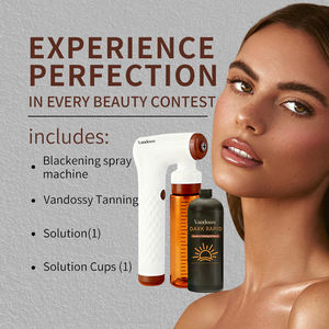 Kit completo de máquina de bronceado en aerosol con aerógrafo profesional, solución de bronceado sin sol con fragancia afrutada sin parabenos veganos <span class=keywords><strong>para</strong></span> secar el <span class=keywords><strong>cuerpo</strong></span> - Product Image 4