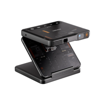 Projecteur LED DLP intelligent 720P le plus récent 2026 pour ZIP Tri-Fold Pocket Mini 100 ANSI avec batterie intégrée 5000 mAh, stéréo HIFI, zéro latence