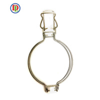 Clips de serrage en acier inoxydable de type bobine pour verrouiller les bocaux de conservation avec ouverture en verre