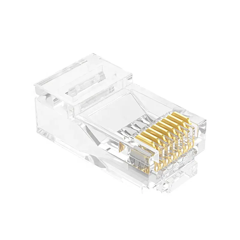 10 pin rj45 connector 10P10C rj48 rj50 connector modular plug with certification