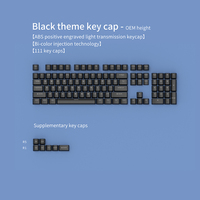Mechanical Keyboard Keycap Wholesale Keyboard Keycaps Subbank Custom PBT White Durable Iridescent Customized Size Plastic Keypad