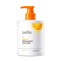 Crème pour les mains à la vitamine C SADOER, prix de gros, 450g, blanchissante, hydratante, crème pour les mains automne-hiver